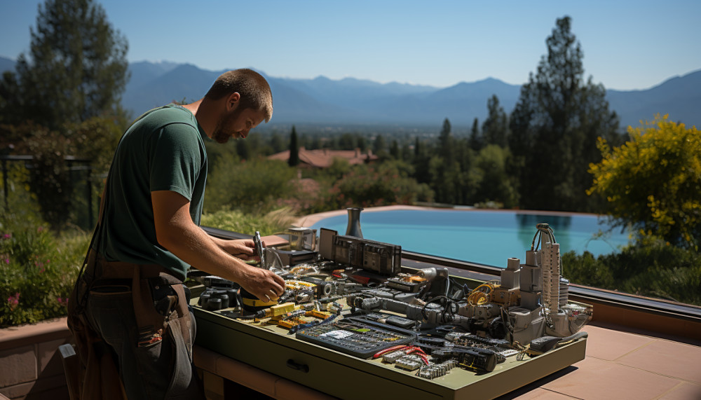 Réparations - Maintenance et entretien régulier d'une piscine à débordement